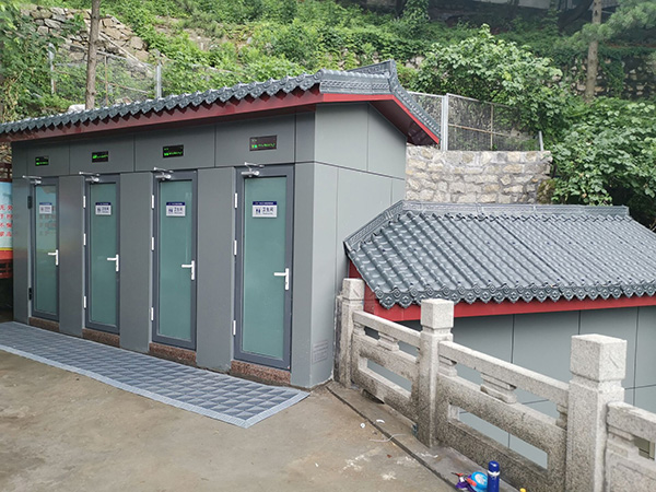 泰安泰山仿古造型零排放循环冲水厕所